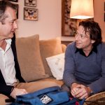 Avec Mathieu Amalric