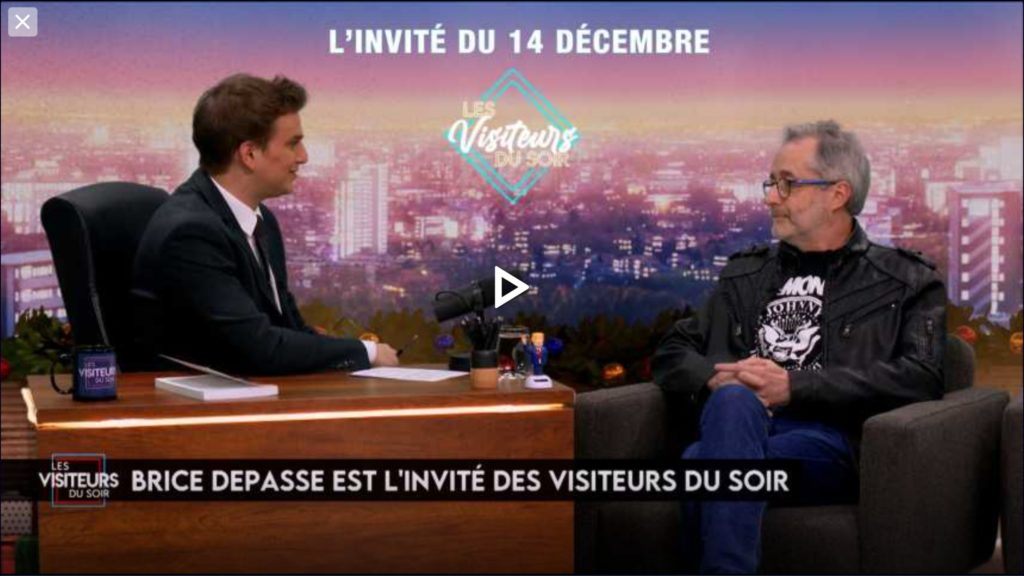 Vidéo intégrale de notre entretien avec Jim Nejman dans Les Visiteurs du Soir du 14 décembre