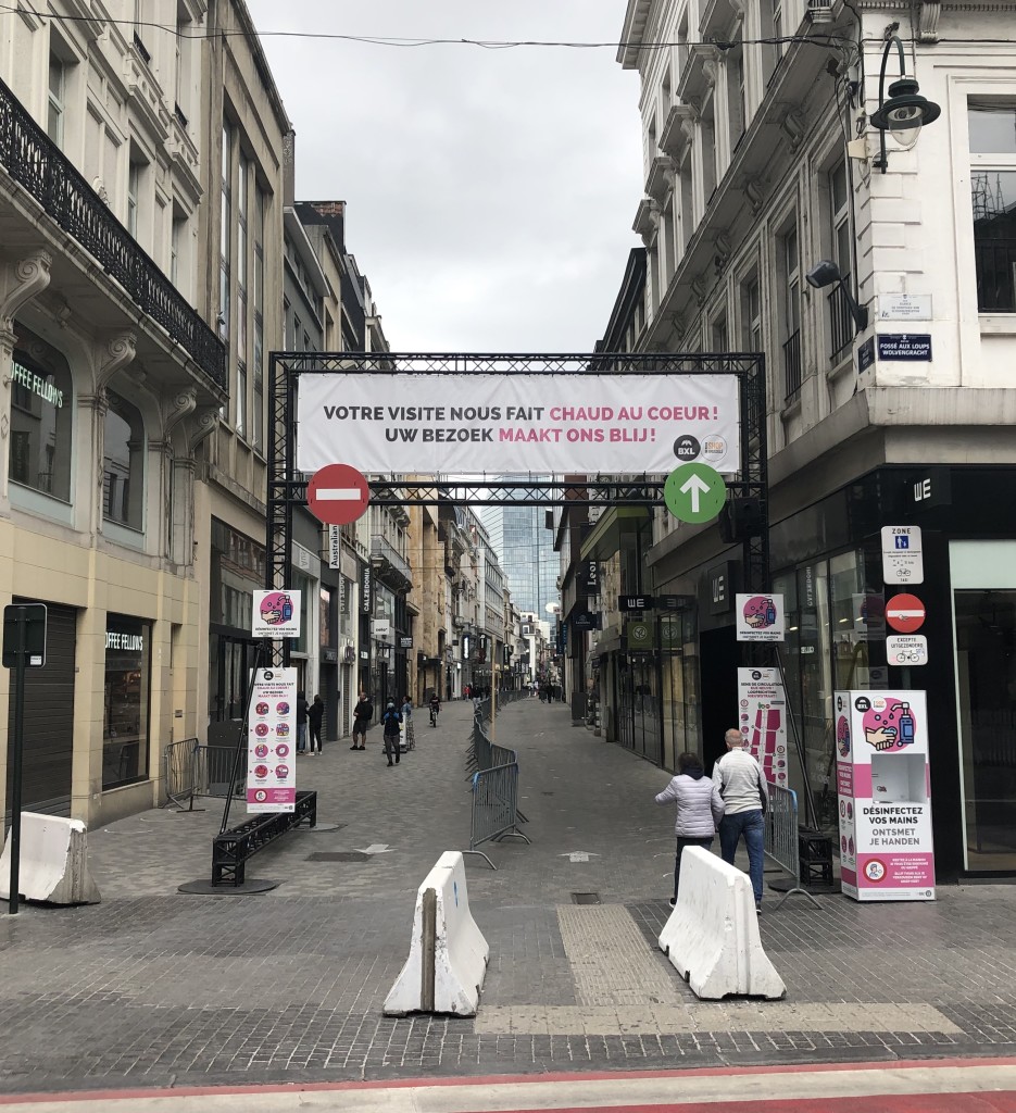  Jour 72: Rue Neuve à BXL fin d’après midi ! Le déconfinement et le vide !