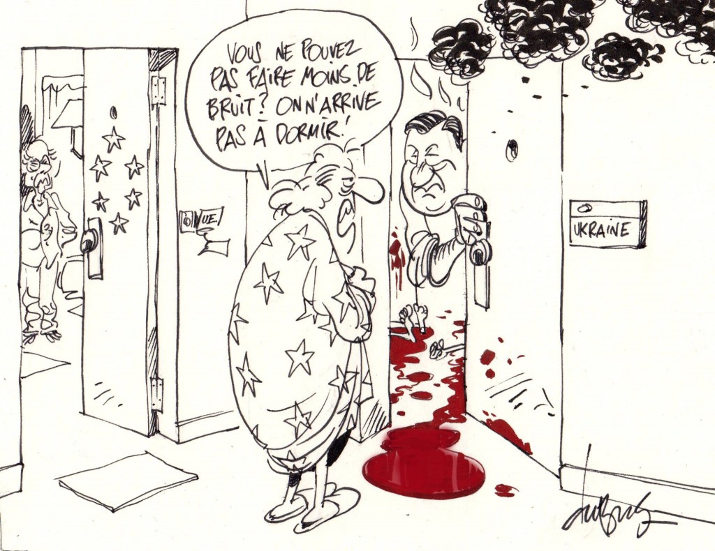 Ukraine: l'Europe réagit fermement.