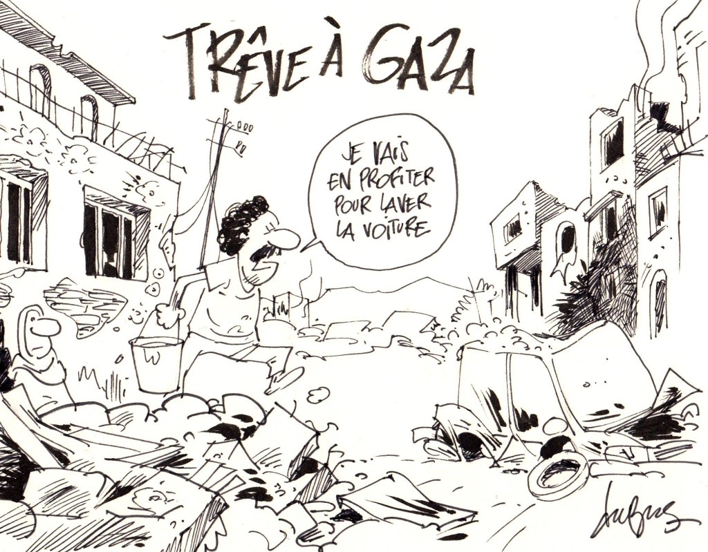 Allez, un petit dernier pour la route. Et si ma voiture se fait dézinguer par un missile sol-sol des indépendantistes flamands du Hamas pro-sioniste, il faudra vous débrouiller sans moi.
