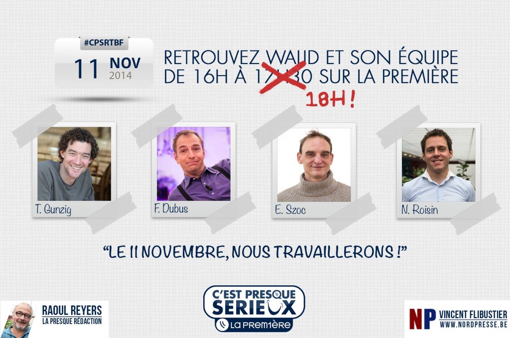 C'est presque sérieux - La Première RTBF