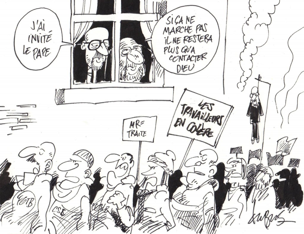 Le père, le fils mais pas le Saint Esprit (Il était en grève)