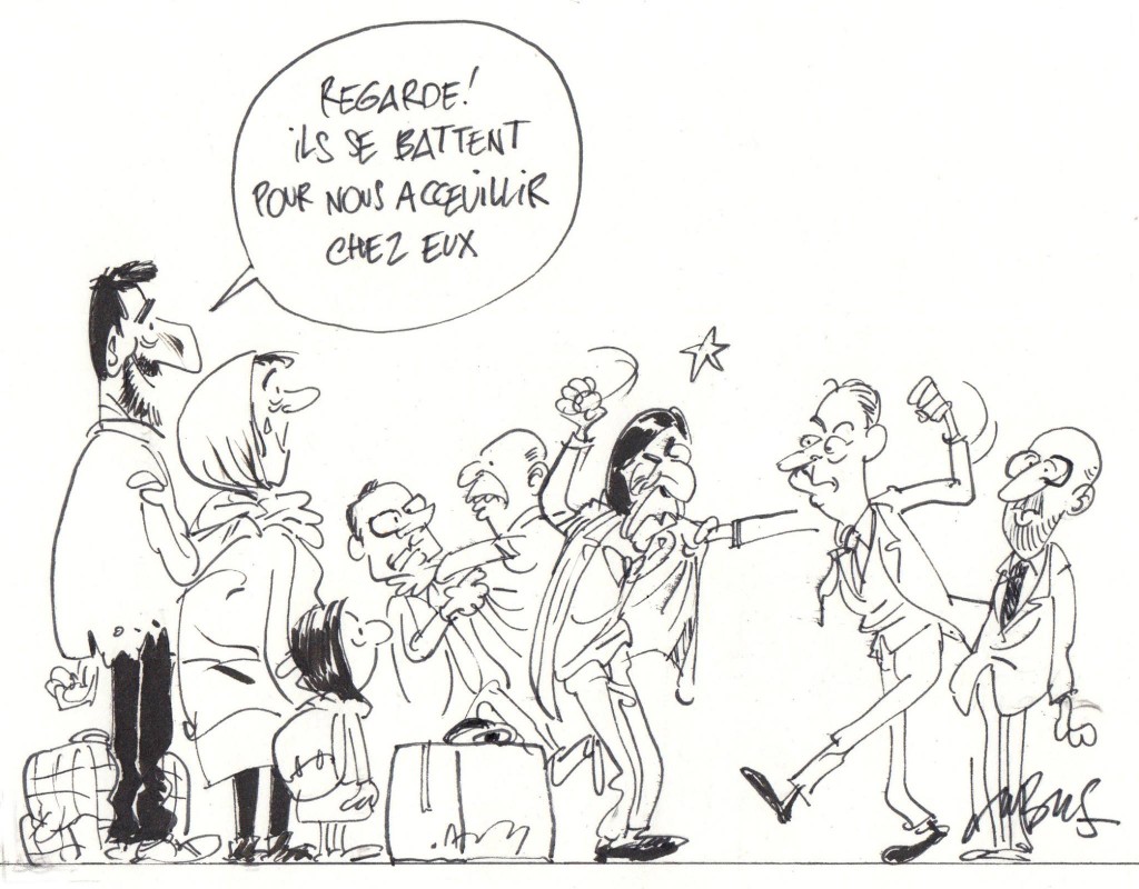 La faute d'orthographe est due au fait qu'ils ne parlent pas bien français.