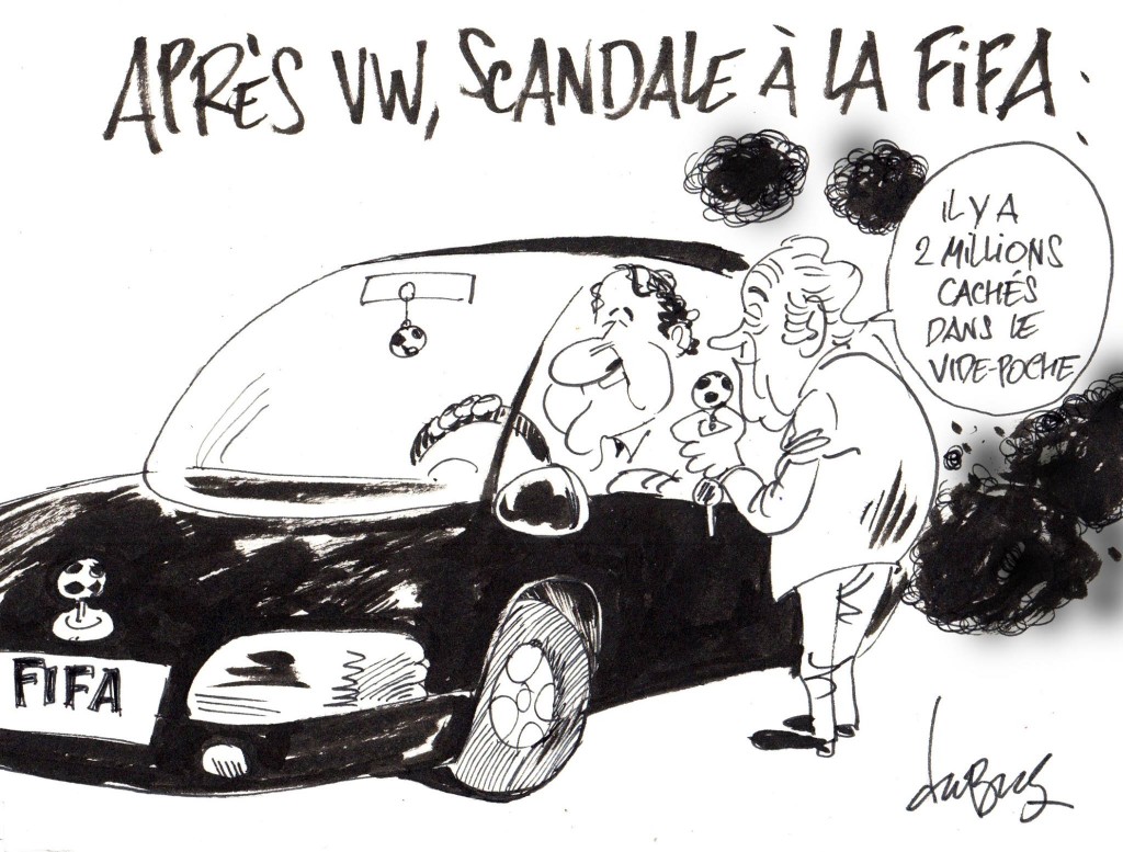 Blatter et Platini sont dans une VW...