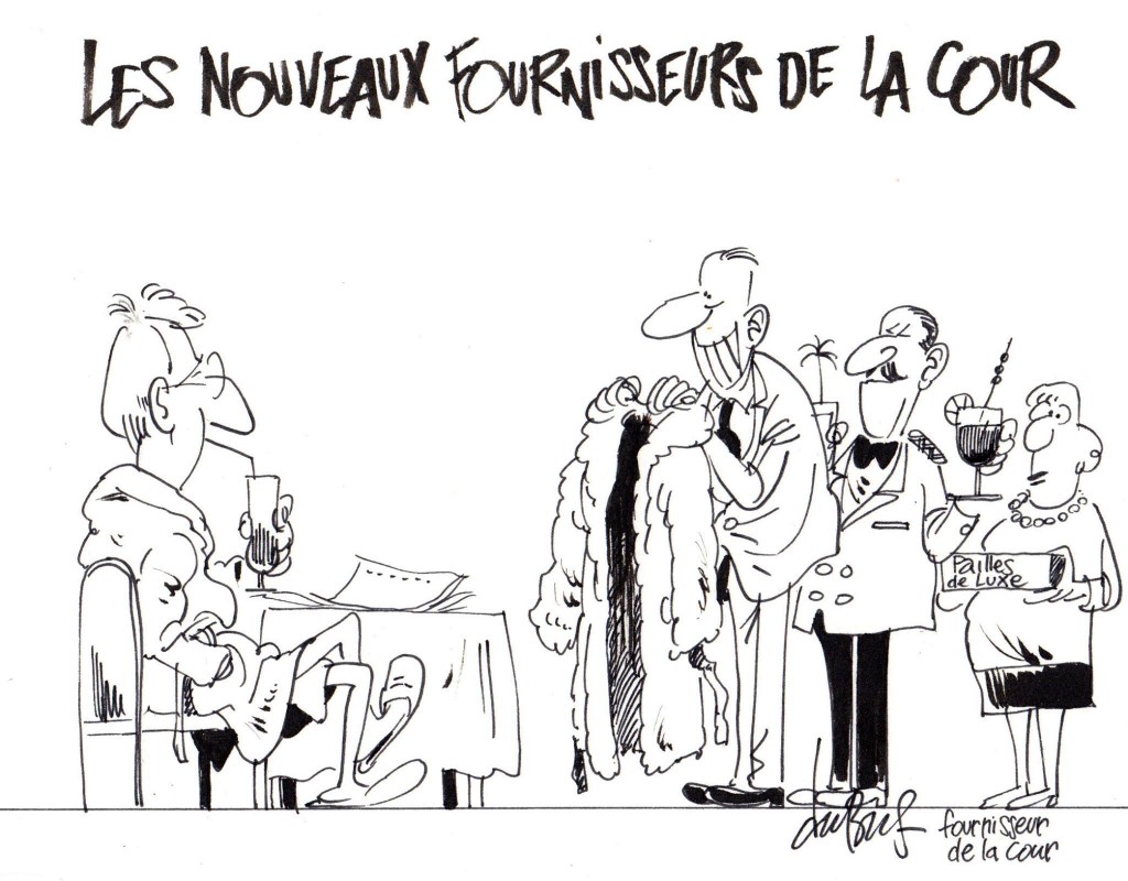 Les nouveaux fournisseurs de la cour