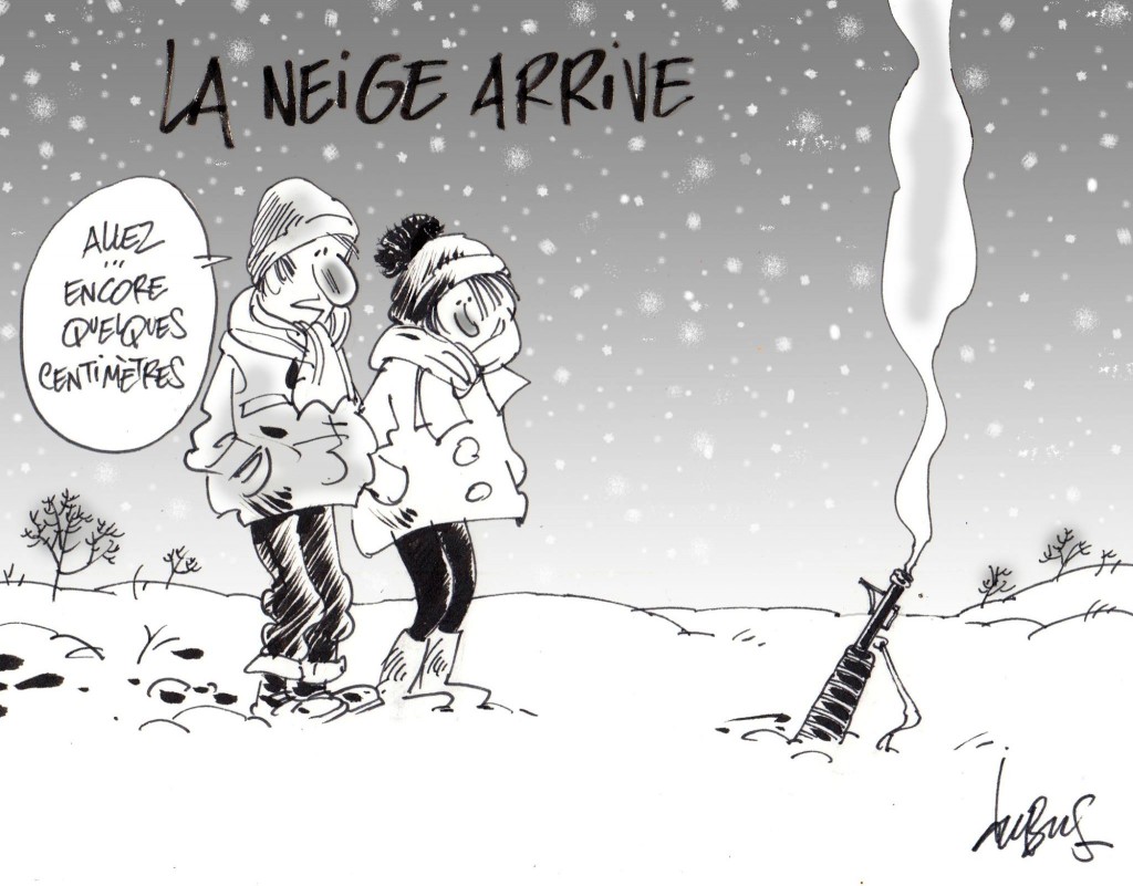 La neige arrive