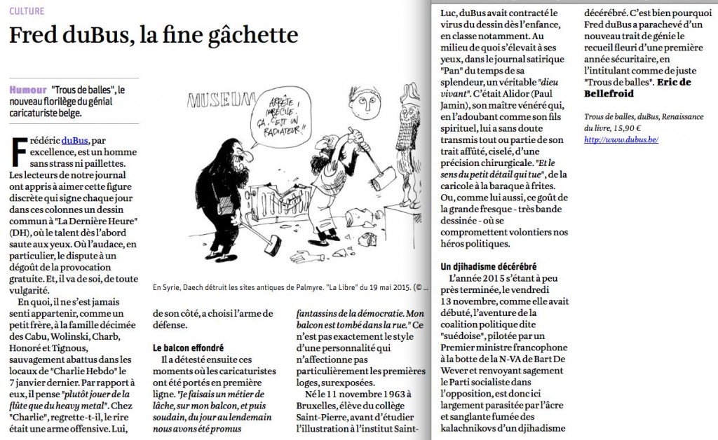 Rien que cet article justifie un abonnement d'un an à Lalibre.be