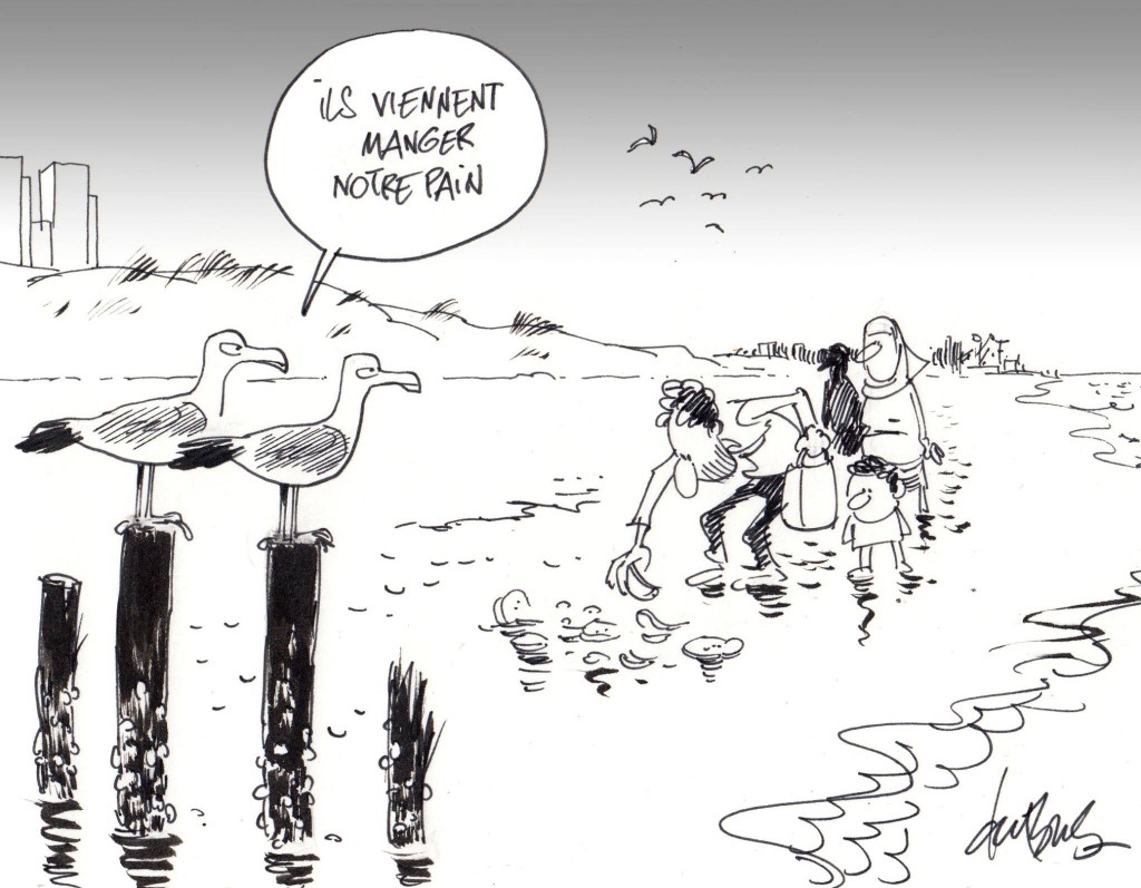 Avec la Mer du Nord Pour dernier terrain vague