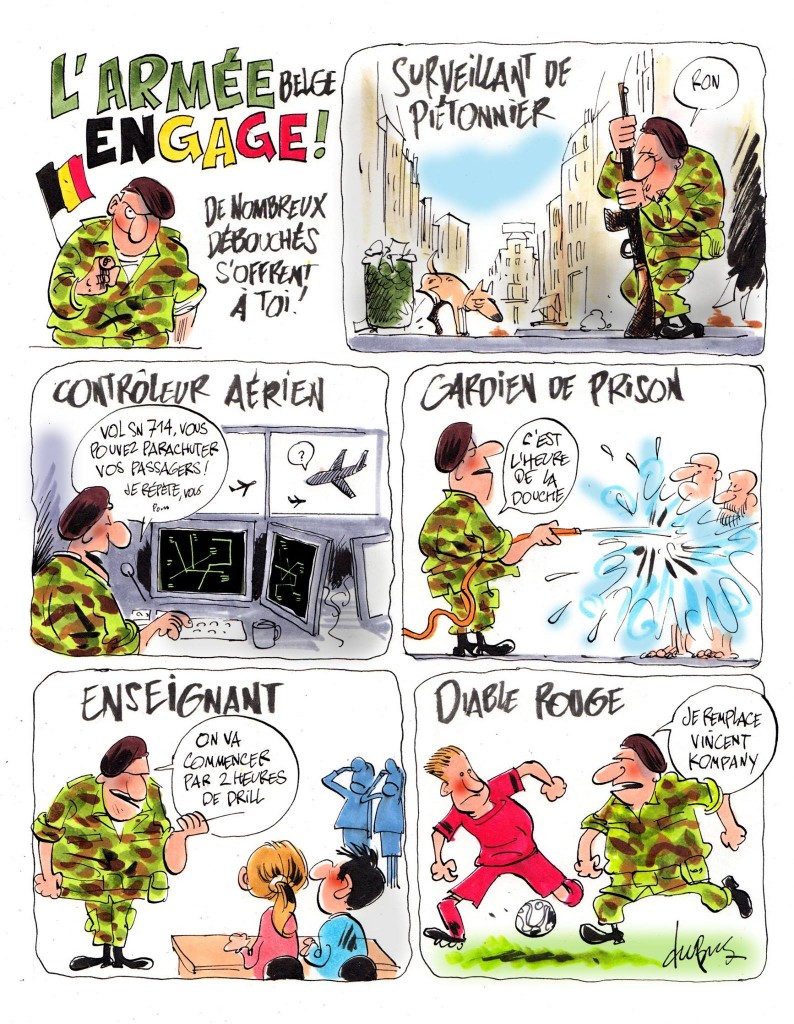 Engagez-vous ! (oui, je sais, tout le monde a fait le même dessin, mais celui-ci date d'il y a 8 jours)