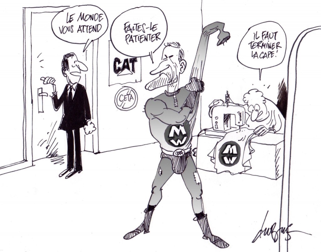 L'homme qui a dit NENNI. (Attention, le logo est ®, © et déposé à l'Office Wallon des Brevets.)
