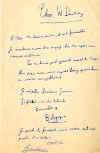 1964 lettre à disney